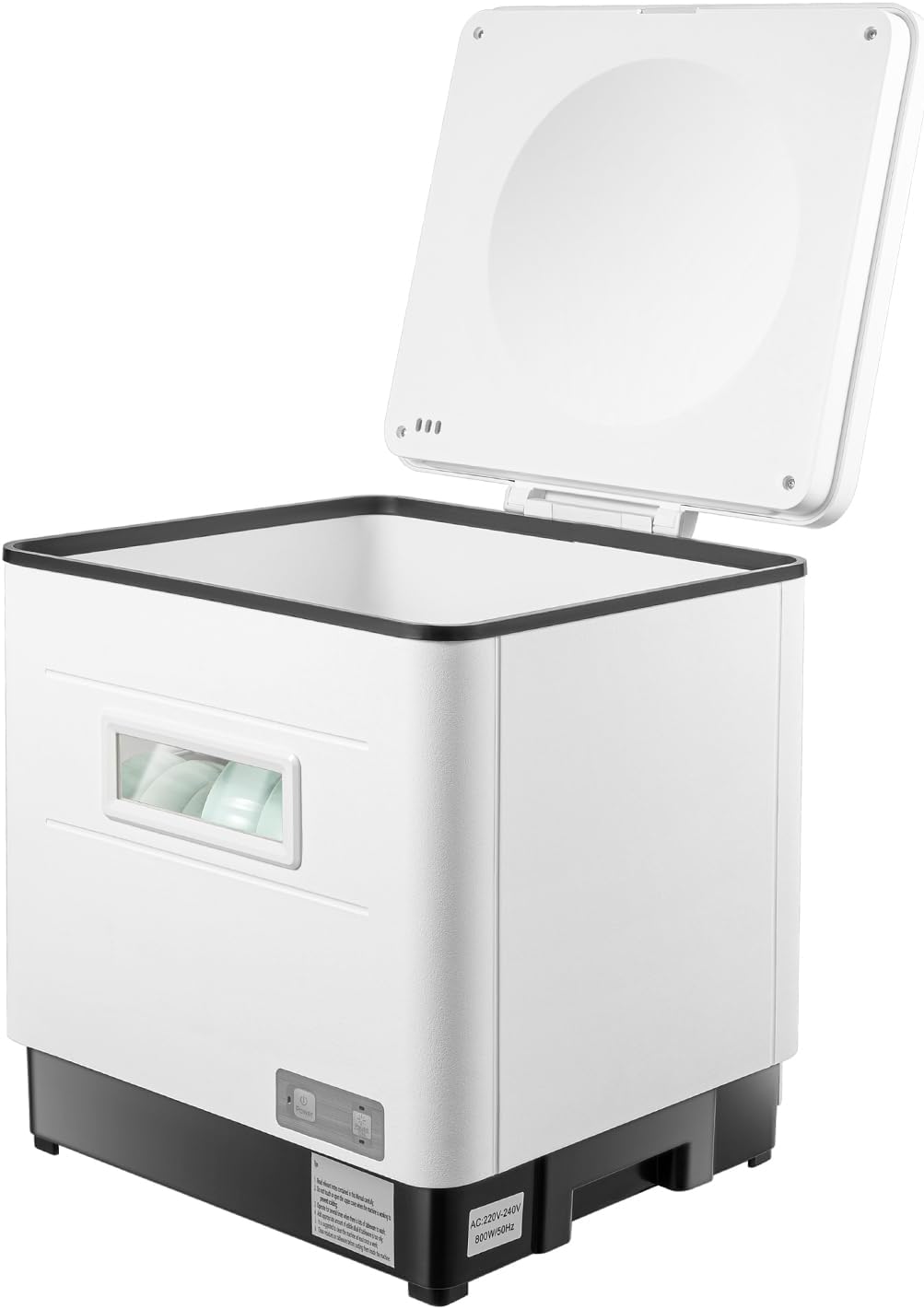 BREXOLP Lave-vaisselles posables, 42 x 38 x 46 cm., 41-60 l., 220 V., 1500 W, 60 l, polypropylène, acier inoxydable 304., blanc