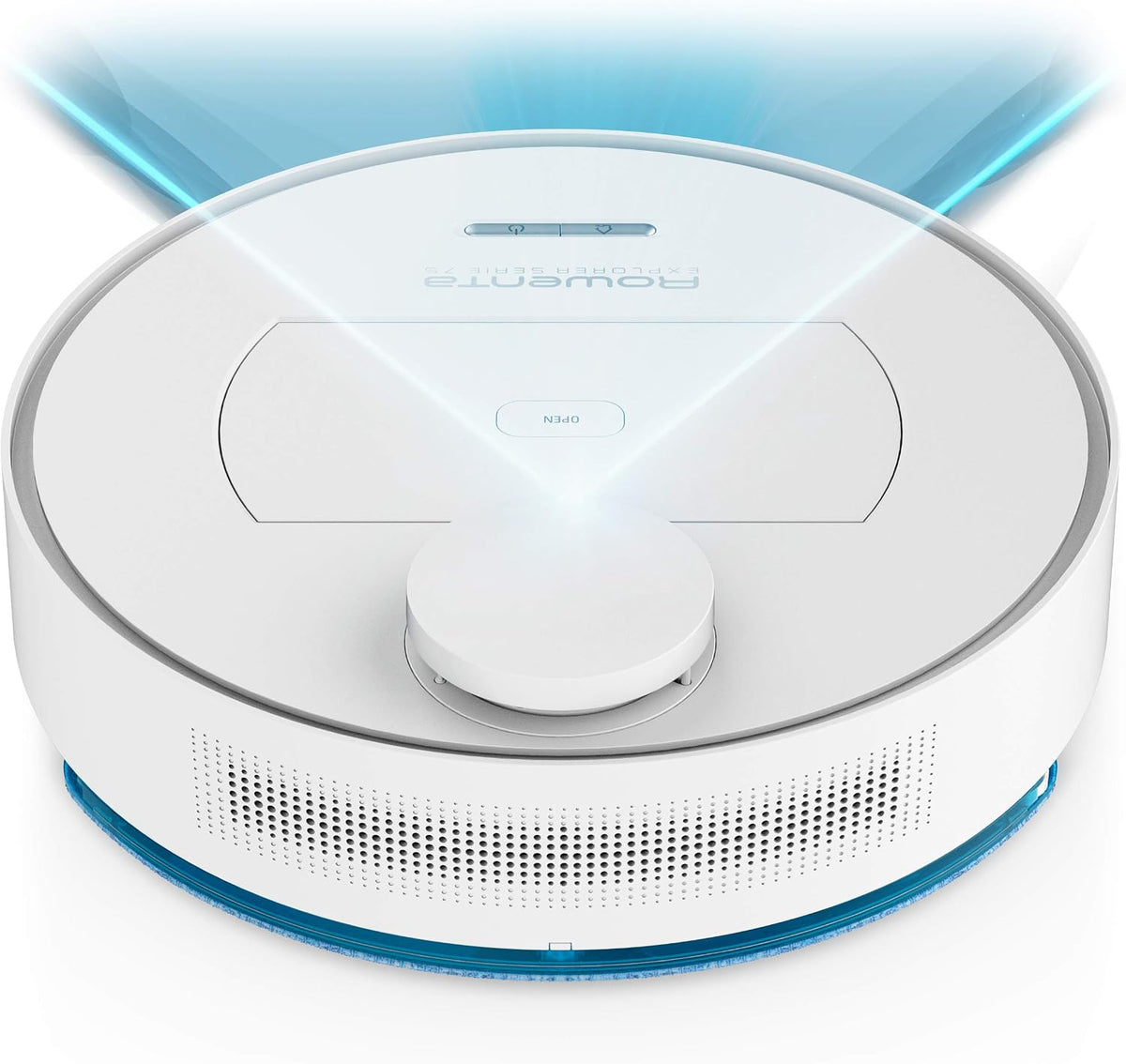Rowenta robot aspirateur, Noir, X-Plorer Serie75 Aspirateur robot, Navigation précise personnalisée, Aspire et lave