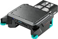 Écumoire Systèmes de nettoyage automatique, 34,8 × 27,8 × 161 cm/13,7*10,9*63,4 pouces, 220 V/110 V., Noir, de piscine robotique alimentée