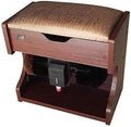 YANYUESHOP Brosses à chaussures, 40 x 23 x 42 cm, Marron, Cireuse à chaussures, cireuse à induction automatique