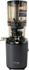 Kuvings Extracteurs de jus à vis simple, 1,7 L, Noir, Extracteur de jus AUTO6, Découpe fruits entiers, Extracteur de jus mains libres