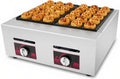 Hrxllb Machines à gaufres et croques, 56 pièces, 4000 W, Noir, permettant de préparer 56 boulettes de poulpe japonaises simultanément