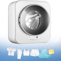 DPLXQPP lave-linge, 550x342x620 mm, 3 kg, Blanc, Mini Entièrement Automatique, Essoreuse, Compact électrique Mural